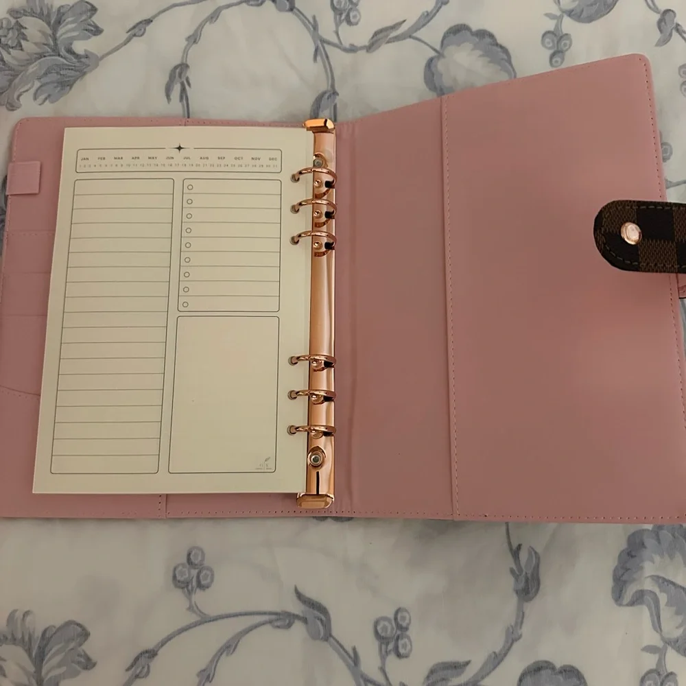 Checkerboard Brown Tablet/Notebook Cover - Picture 4 of 6